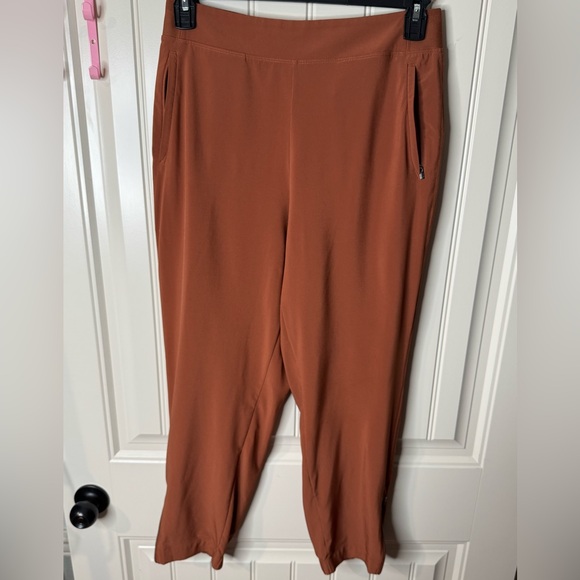 ATHLETA 🧡 Cropped Ankle Linen Joggers, Athleisure 🧘♀️ (Size 10) - Picture 3 of 14
